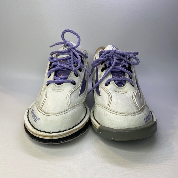 Dyno-thane / Dynorooz Pro Sport Bowling Shoes Is Women’s 7.5 White/purple - Picture 3 of 8
